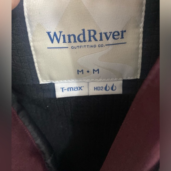 Windriver winter jacket, size medium, thigh length, wine colour - Picture 2 of 3